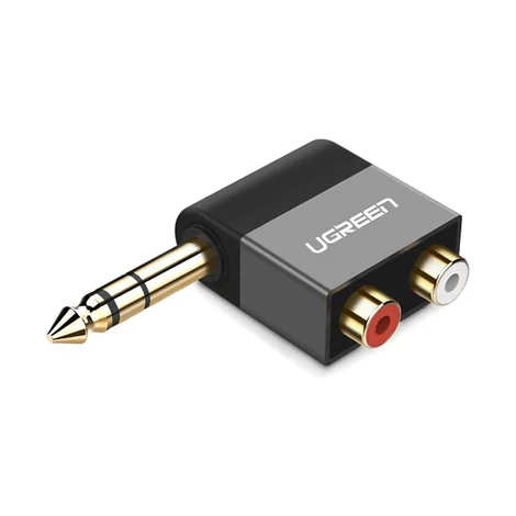 UGREEN AV147 6.35 mm Jack - 2 RCA (Cinch) adapter