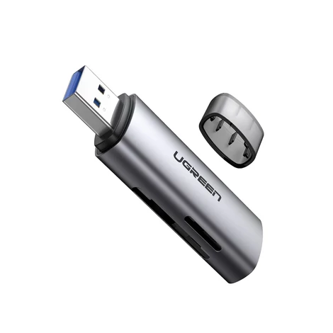 Ugreen CM216 SD / TF USB 3.0 adaptér (sivý)