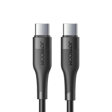 Joyroom Quick Charger USB Type C - kábel USB Type C, Quick Charge, Power Delivery, 3 A, 60 W, 1,2 m, čierny (S-1230M3)