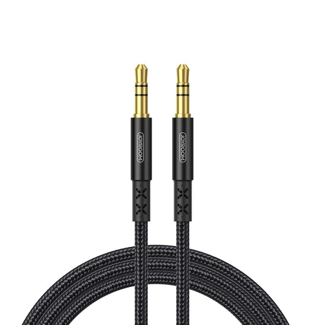 Joyroom sztereó audio AUX kábel 3,5 mm mini jack, 2 m, fekete (SY-20A1)
