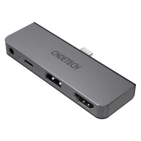 Choetech multifunkcionális USB HUB Typ C 4in1, 60W, PD, Apple iPad Pro készülékhez  (HUB-M13)