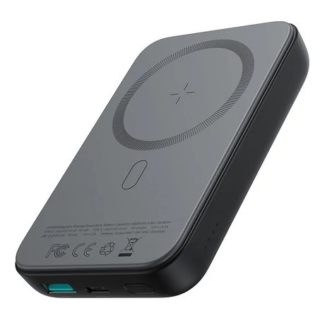 Joyroom powerbanka 10000mAh, 20W, Power Delivery, Quick Charge, magnetická bezdrôtová nabíjačka Qi 15W kompatibilná s MagSafe pre iPhone, čierna (JR-W020-black)