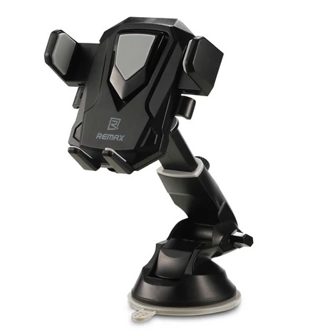Remax Transformer RM-C26 teleszkópos autóba szerelhető telefontartó műszerfalhoz vagy szélvédőhöz, fekete (RM-C26-black)