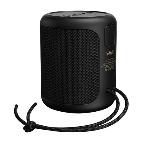 Remax Warriors Series vízálló IPX6 hordozható vezeték nélküli Bluetooth 5.0 hangszóró, 10W, 1500mAh, fekete (RB-M56-BK)