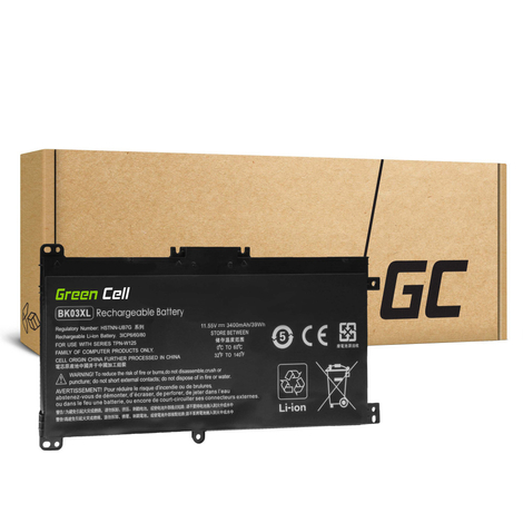 Green Cell BK03XL Battery for HP Pavilion x360 14-BA 14-BA015NW 14-BA022NW 14-BA024NW 14-BA102NW 14-BA104NW