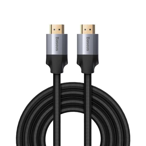 Kábel HDMI 2.0 radu Baseus Enjoyment, 4K, 3D, 3 m (čierno-sivý)