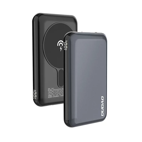 Dudao TGK1 power bank vezeték nélküli töltővel 15W 10000mAh tengerészkék (TGK1-dark blue)