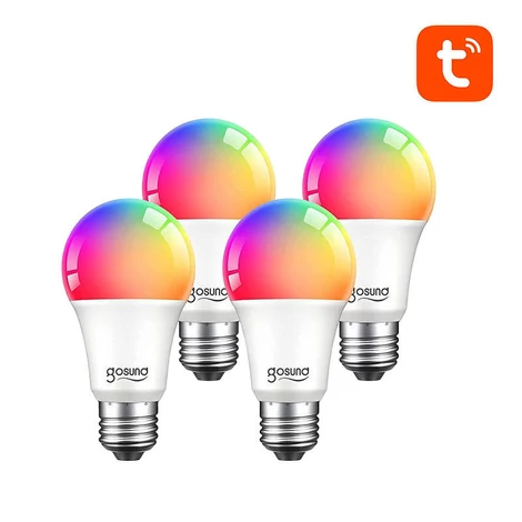 Gosund Okos izzó LED Nite Bird WB4 (4-es csomag) (RGB) E27 Tuya