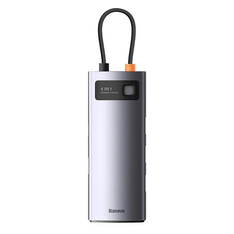 Baseus Hub 4 v 1 Metal Gleam series, USB-C - 4x USB 3.0