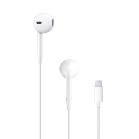 Káblové slúchadlá do uší Apple EarPods s konektorom Lightning pre iPhone, biele (EU Blister) (MMTN2ZM/A)