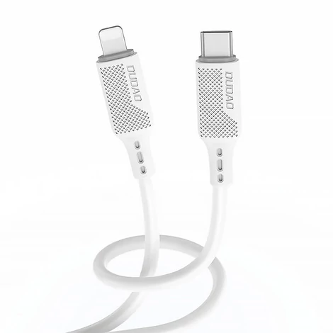 Dudao L6S USB-C kábel pre Lightning PD 20W, 1 m (biely)
