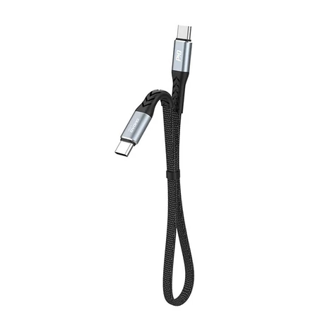 Dudao 100W kábel USB-C-USB-C PD 0,23 m (čierny)