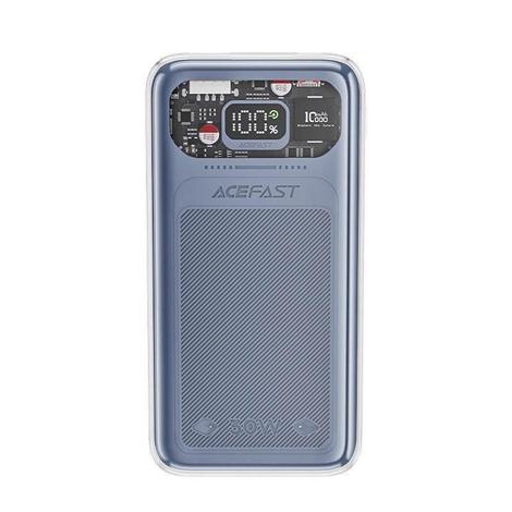 Acefast powerbank 10000mAh Sparkling Series gyors töltés 30W szürke (M1)