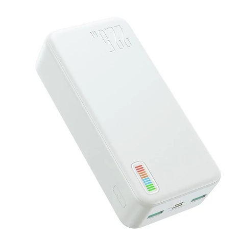 Joyroom powerbank 30000mAh Dazzling Series 22.5W fehér (QP196)