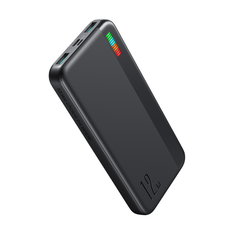 Joyroom power bank 10000mAh Dazzling Series 12W fekete (JR-T016)