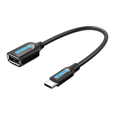 Vention CCSBB Adapter USB-C 2.0 M és F USB-A OTG 0.15m (fekete)