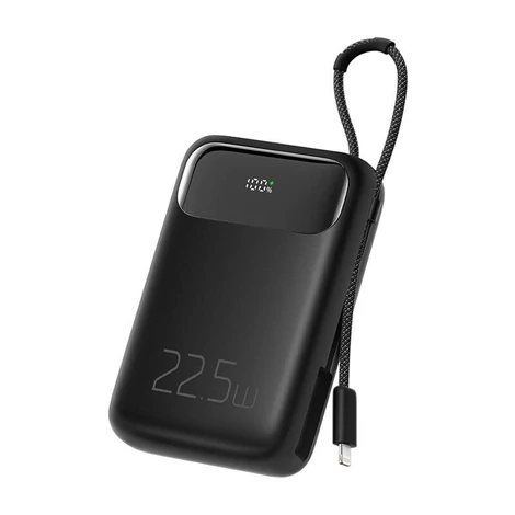 Mcdodo MC-3253 power banka 10000mAh, 22.5W, s lightning konektorom (čierna)