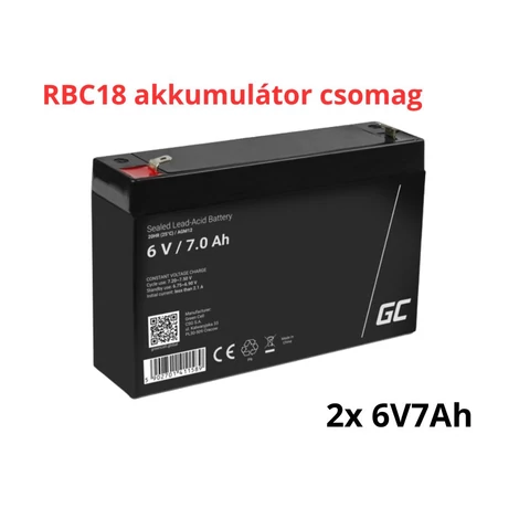 APC RBC18 náhradný akumulátor (2x 6V 7Ah)