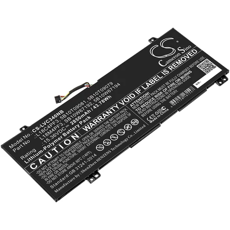 Cameron Sino 2850mAh Lenovo IdeaPad C340-14API IdeaPad C340-14IWL, Lenovo L18C4PF3, L18M4PF3 számára