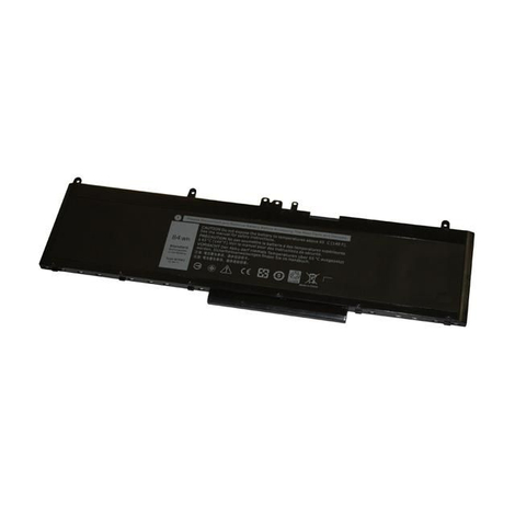 Dell 4F5YV Original Battery, 84WHR, 6 Cell, Lithium Ion 