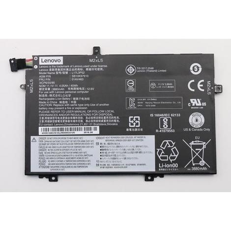 Lenovo FRU01AV463 Gyári Akkumulátor Belső 3C 45WH LI