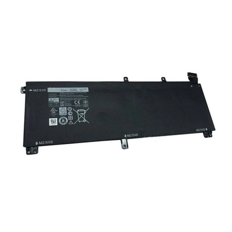 Dell H76MY Original Battery, 61WHR, 6 Cell, Lithium Ion 