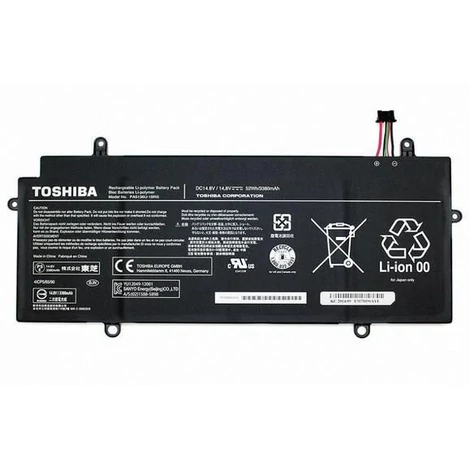 Toshiba P000739320 Li-Po 3380mAh, 4 Cella, 52Wh Gyári Akkumulátor