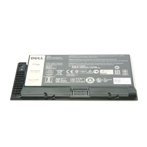 Dell WD6D1 97Wh, 9-cell, Li-Ion, 11.1V, 8550mAh, Dell Precision M4800/M6800 Original Battery