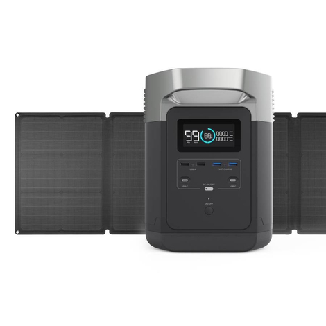 EcoFlow Delta 1300 portable power station + 110W photovoltaic panel