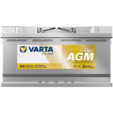 VARTA Automotive AGM 12V 95Ah 850A Indító Akkumulátor