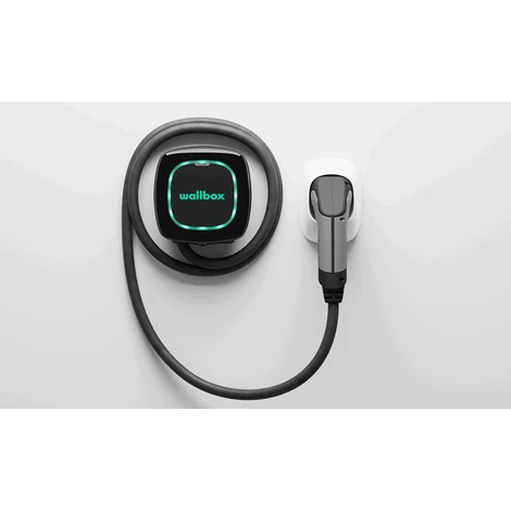 Wallbox Pulsar Plus 22kW fekete 5 méter Type 2