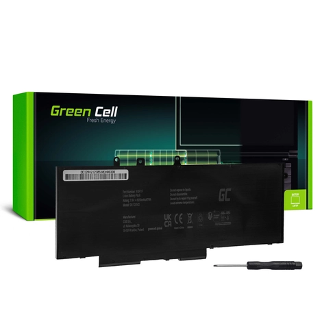 Green Cell Laptop Battery 93FTF GJKNX for Dell Latitude 5280 5290 5480 5490 5491 5495 5580 5590 5591 Precision 3520 3530