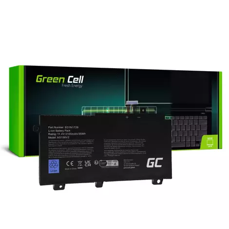 Green Cell Laptop akkumulátor B31N1726, Asus TUF Gaming FX504 FX504G FX505 FX505D FX505G A15 FA506 A17 FA706
