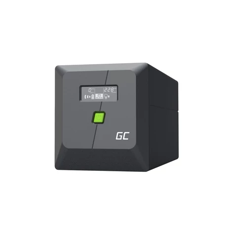 Greencell UPS núdzové napájanie 750VA 480W PowerProof s LCD displejom Čistý sínusový priebeh