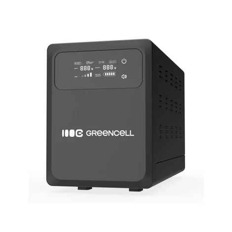 Záložný zdroj Green Cell UPS 2000VA 1200W s LCD displejom