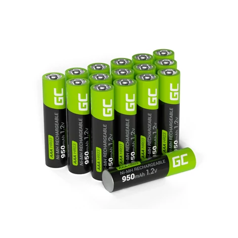 Green Cell 16x AAA HR03 950mAh akkumulátor