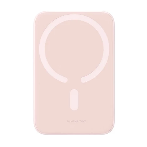 Baseus Magnetic Powerbank 6000mAh 20W (rózsaszín)