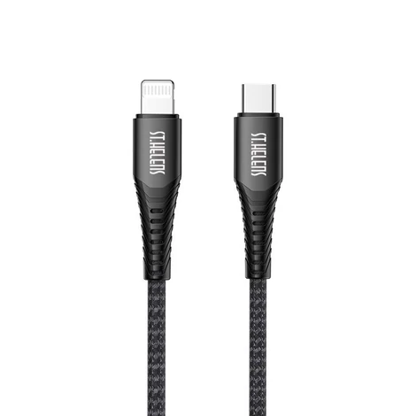 Joyroom MFI kábel USB typ C - Lightning 2,1 A 1,2 m čierny (ST-C04 1,2M čierny)