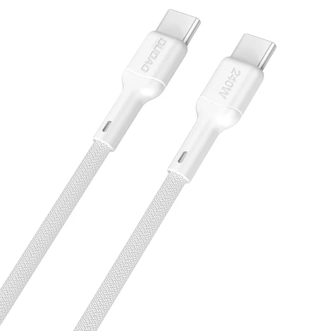 Dudao L9C Max 240W PD USB-C - USB-C Kábel 1.2m - Biela