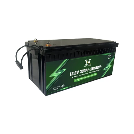 Idealakku IB sorozatú LiFePO₄ akkumulátor 12,8V 300Ah okos BMS-sel és Bluetooth-szal