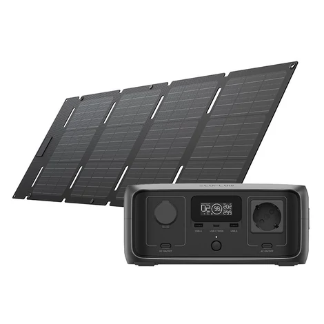 EcoFlow Power Station RIVER 3 UPS + solárny panel balík 45W USB-C