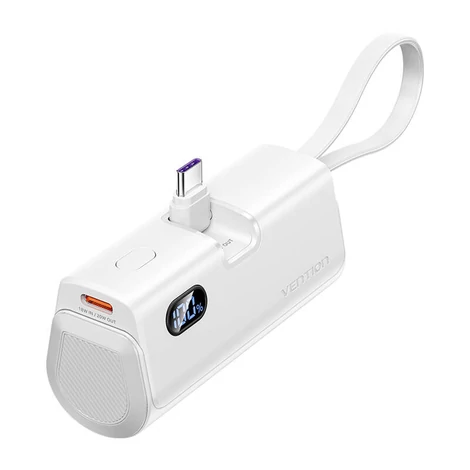 Vention power bank LED displej 4800mAh 22.5W FHQW0 (biela)