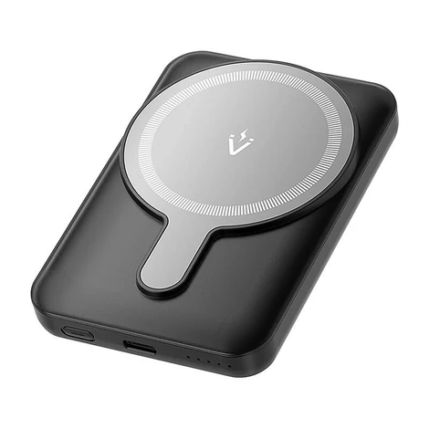 Vention FHSB0 5000mAh 20W magnetická powerbanka + USB-A USB-C kábel (čierna)