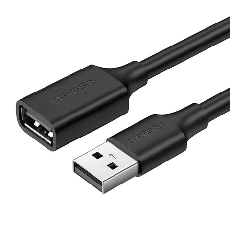 UGREEN US103 USB 2.0 predlžovací kábel, 5 m (čierny)