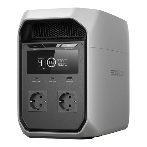 EcoFlow DELTA 3 Classic 1024 Wh hordozható áramellátó állomás