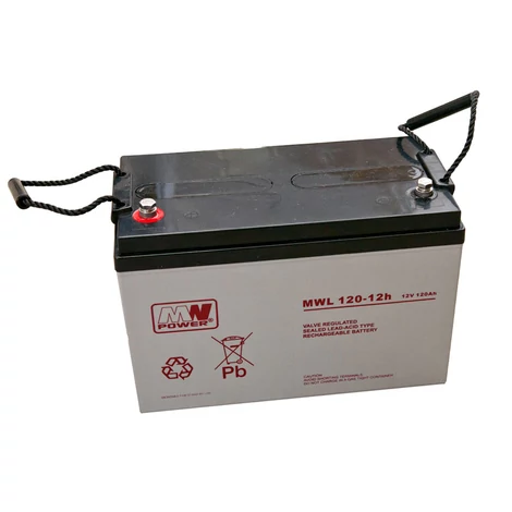 MPLPower AGM akkumulátor MWL 12V 120Ah (330/173/220mm)