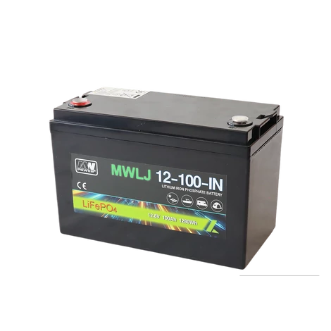 MPLPower 12.8V 12V 100Ah LiFePo4 batéria so vstavaným Bluetooth na monitorovanie (s vyhrievaním)