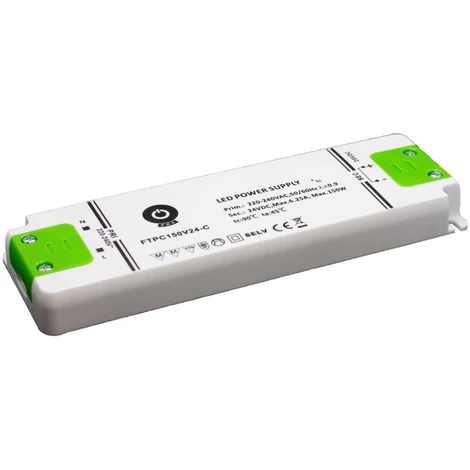 Tápegység POS FTPC150V24-C, POS LED meghajtó 24V/6.25A műanyag dobozban