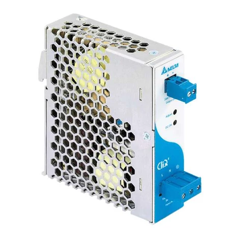 Napájací zdroj DELTA DRP024V060W1BN, montáž na DIN lištu Delta 24V/2,5A, CLIQ II, vysoká účinnosť