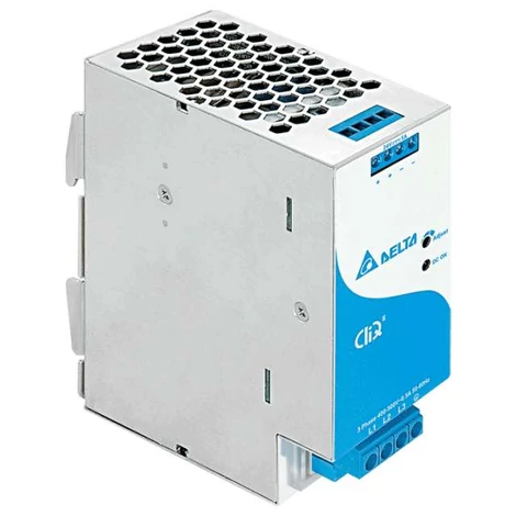 Napájací zdroj DELTA DRP024V120W3BN, montáž na DIN lištu Delta 24V/5A, CLIQ II, vysoká účinnosť, 3-fázový vstup,